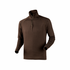 РУБАШКА HARKILA ALL SEASON SHIRT ZIP-NECK SHADOW BROWN - Оружейно-рыболовный центр BALLISTICA