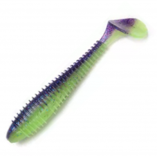 Приманка силиконовая Keitech Swing Impact FAT 7.8" #PAL06 Violet Lime Belly - Оружейно-рыболовный центр BALLISTICA