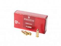 Патроны FIOCCHI 9mm Luger 158/10.24 Subsonic FMJ (50) - Оружейно-рыболовный центр BALLISTICA