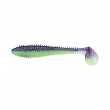 Приманка силиконовая Keitech Swing Impact FAT 3.3" PAL #06 Violet Lime Belly - Оружейно-рыболовный центр BALLISTICA