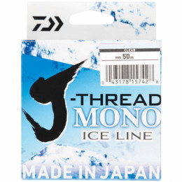 Леска J-THREAD MONO ICE LINE 0.13mm-50m - Оружейно-рыболовный центр BALLISTICA