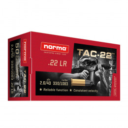 Патроны NORMA 22 LR (2,6 TAC-22) - Оружейно-рыболовный центр BALLISTICA