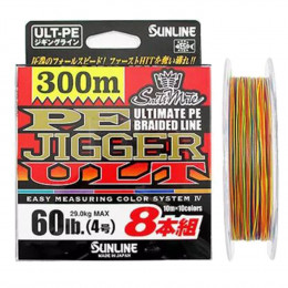 Шнур SUNLINE PE JIGGER ULT(8braid)300M 60LB/#4 - Оружейно-рыболовный центр BALLISTICA