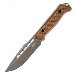 Нож BAIKAL K340 TW WH LS (TacWash, Walnut Handle, Leather Sheath) - Оружейно-рыболовный центр BALLISTICA