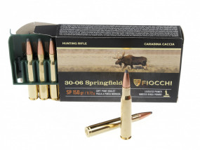 Патроны FIOCCHI 30-06 Spr 150/9.72 SP (20) - Оружейно-рыболовный центр BALLISTICA