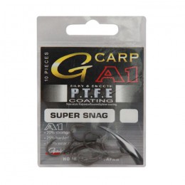 КРЮЧОК GAMAKATSU A1 G-CARP SUPER SNAG PTFE №6 (10 ШТ) 147668-00600 - Оружейно-рыболовный центр BALLISTICA