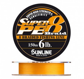 ШНУР SUNLINE SUPER PE 8 BRAID 150M (ORANGE) 6LB - Оружейно-рыболовный центр BALLISTICA