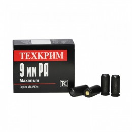 Патроны травматические ТЕХКРИМ 10х28 BLACK MAXIMUM шар 91дж (1г) (20) - Оружейно-рыболовный центр BALLISTICA