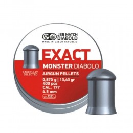 Пульки JSB Exact monster diablo кал.4,52, 0,87г (400шт/бан) - Оружейно-рыболовный центр BALLISTICA