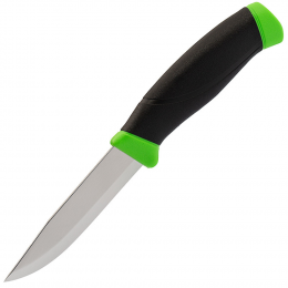 Нож Morakniv Companion Green, нержавеющая сталь, цвет зеленый, 12158 - Оружейно-рыболовный центр BALLISTICA