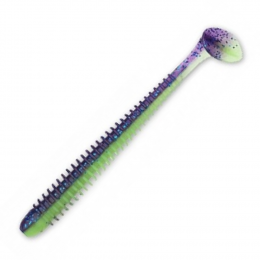 Приманка силиконовая Keitech Swing Impact 2.5" PAL #06 Violet Lime Belly - Оружейно-рыболовный центр BALLISTICA