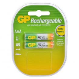 Аккумулятор GP R03 950mAh 95AAAHC/R03 Ni-MH BL2 - Оружейно-рыболовный центр BALLISTICA