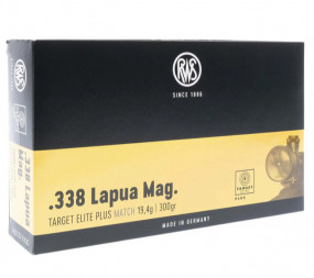 Патроны RWS 338 Lapua Mag Target Elite Plus 19.4g/300gr - Оружейно-рыболовный центр BALLISTICA