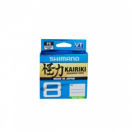 ЛЕСКА ПЛЕТЁНАЯ SHIMANO KAIRIKI 8 PE 150М ЗЕЛЕНАЯ 0.160MM/10.3KG - Оружейно-рыболовный центр BALLISTICA