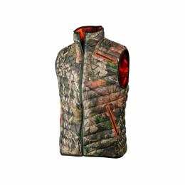 ЖИЛЕТ HARKILA MOOSE HUNTER REVERSIBLE DOWN WAISTCOAT MOSSYOAK ORANGEBLAZE - Оружейно-рыболовный центр BALLISTICA