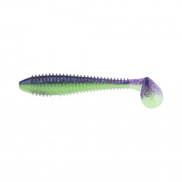 Приманка силиконовая Keitech Swing Impact FAT 3.3" PAL #06 Violet Lime Belly - Оружейно-рыболовный центр BALLISTICA