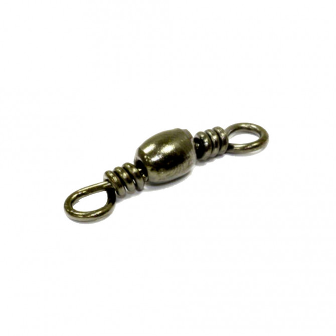 Вертлюги metsui BRASS BARREL SWIVEL цвет black, размер № 8, в уп. 12 шт. - Оружейно-рыболовный центр BALLISTICA