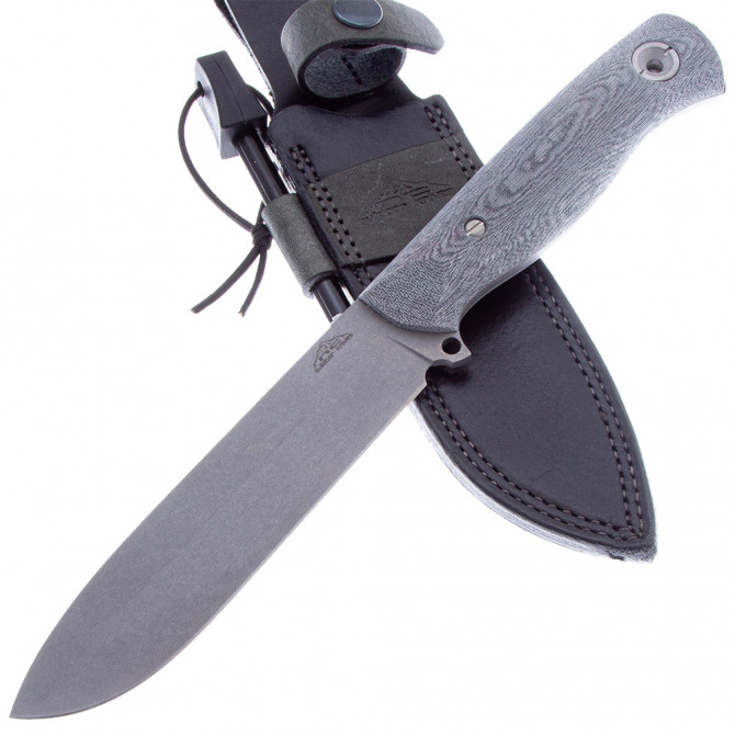 Нож "RANGER" (PGK stonewash, Micarta) NCC065-PGKSW/MC - Оружейно-рыболовный центр BALLISTICA