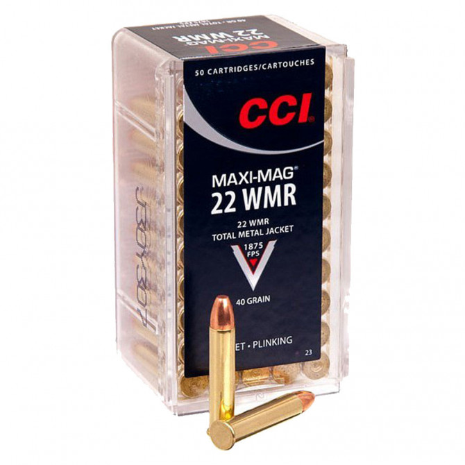 Патроны CCI 22 WMR HS Maxi Mag TMJ 2,59 гр. Ammunition - Оружейно-рыболовный центр BALLISTICA