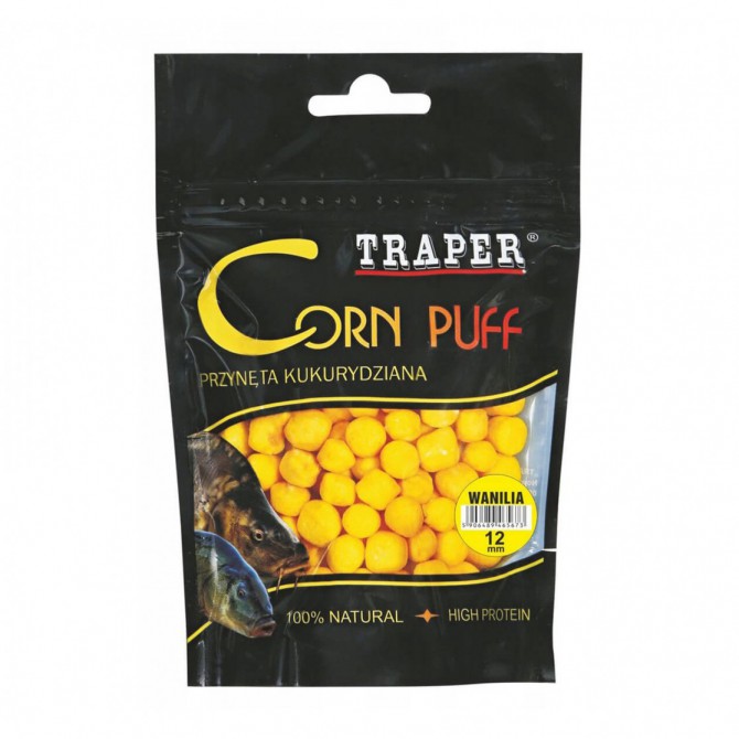 CORN PUFF 8ММ/20ГР VANILLA TRAPER (ТРАПЕР) КУКУРУЗА ВОЗДУШНАЯ ВАНИЛЬ - Оружейно-рыболовный центр BALLISTICA