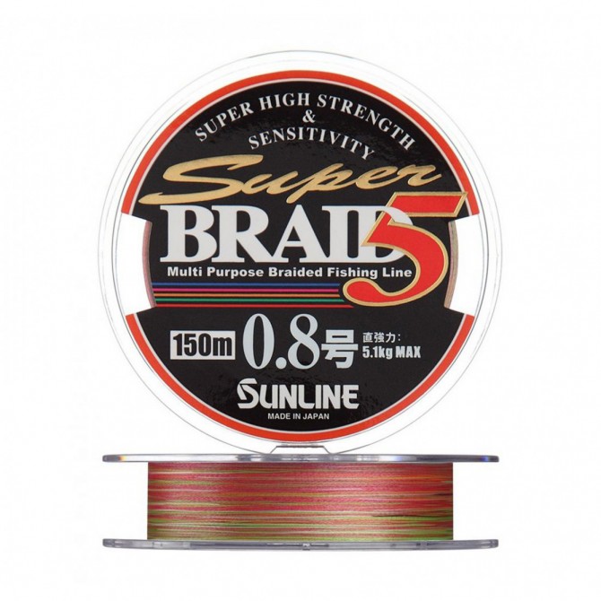 ШНУР SUNLINE SUPER BRAID 5HG 150М #1.2 20LB - Оружейно-рыболовный центр BALLISTICA