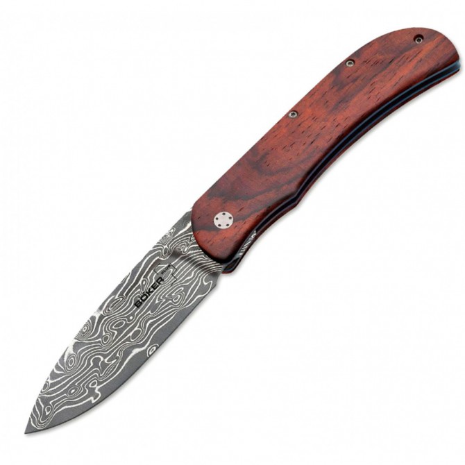 НОЖ BOKER 01BO222 DAM EXSKELIBUR I COCOBOLO DAMAST - Оружейно-рыболовный центр BALLISTICA