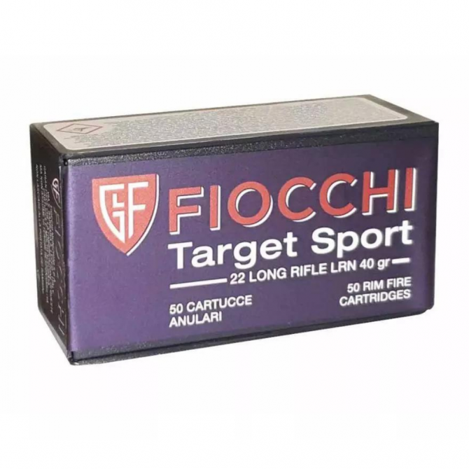 Патроны FIOCCHI 22 LR 40/2.59 Target Sport LRN - Оружейно-рыболовный центр BALLISTICA