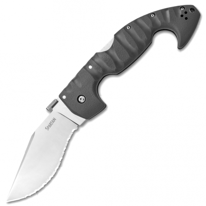 CS_21SS Spartan Serrated- нож складной, серрейтор, сталь AUS10A - Оружейно-рыболовный центр BALLISTICA