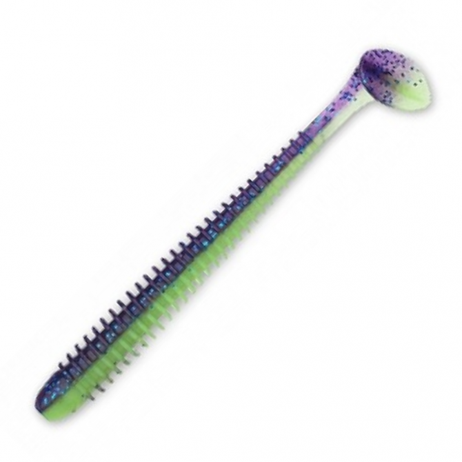 Приманка силиконовая Keitech Swing Impact 2.5" PAL #06 Violet Lime Belly - Оружейно-рыболовный центр BALLISTICA