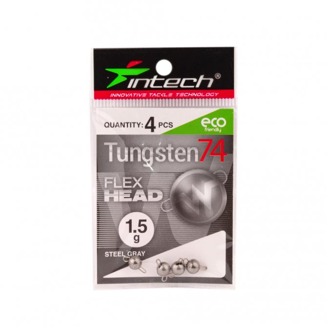 Груз разборный Intech Tungsten 74 Steel Gray 1,5g - Оружейно-рыболовный центр BALLISTICA