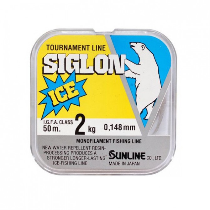 МОНОЛЕСКА SUNLINE SIGLON ICE FISHING 50M CLEAR #0.8/0.148 - Оружейно-рыболовный центр BALLISTICA