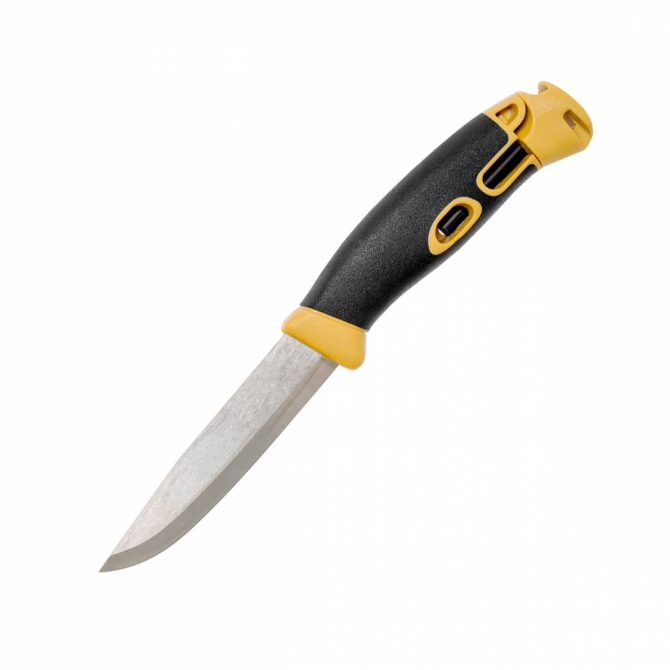 НОЖ MORAKNIV SPARK YELLOW, НЕРЖАВЕЮЩАЯ СТАЛЬ, ЖЕЛТЫЙ - Оружейно-рыболовный центр BALLISTICA