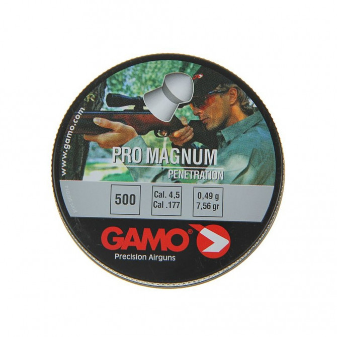 Пуля пневм. "Gamo Pro-Magnum", кал. 4,5 мм. (500шт) - Оружейно-рыболовный центр BALLISTICA