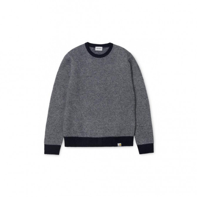 Свитер CARHARTT WIP Spooner Sweater I024889 (BLACK/WAX) - Оружейно-рыболовный центр BALLISTICA